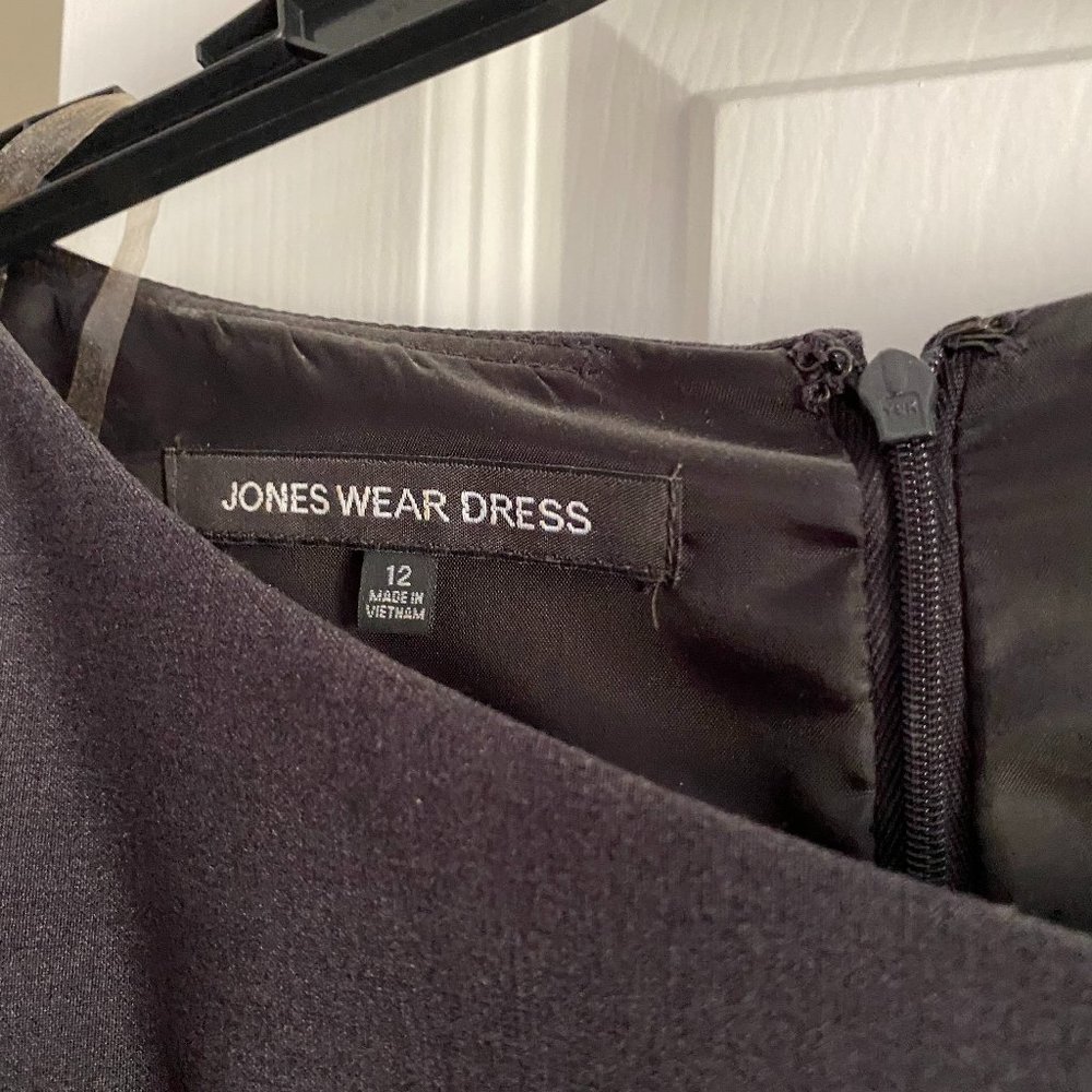 Charcoal Gray Dress - SZ 12 - Picture 2 of 3